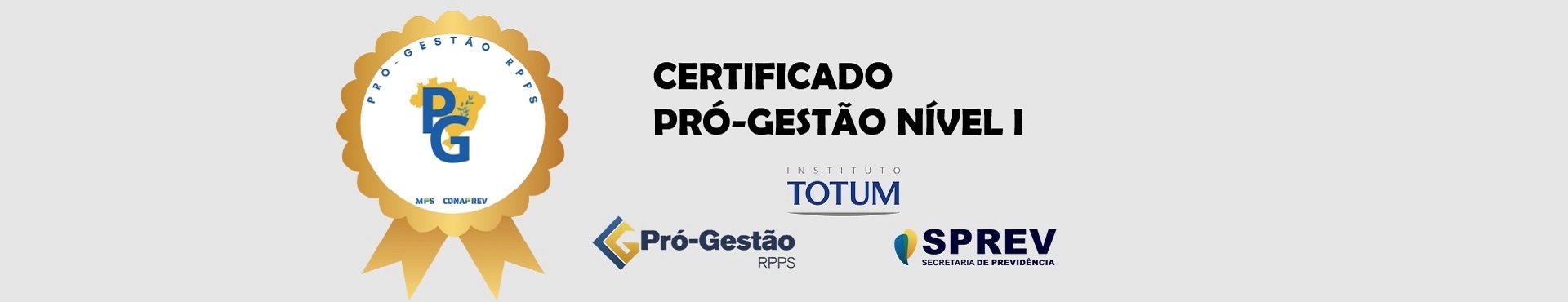 Certificado Pró-Gestão Nível 1